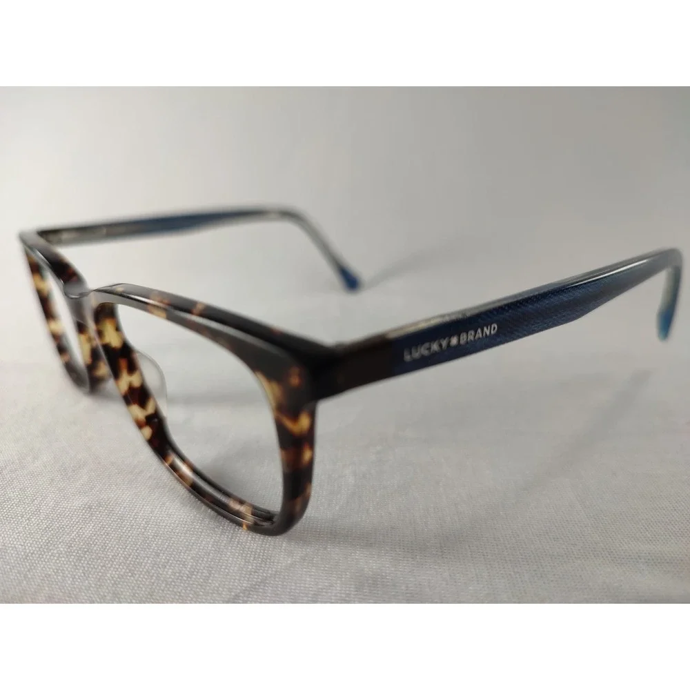 Lucky Brand LBD824‎ Havana Tortoise Denim Blue Eyeglass Frames 49-16-130